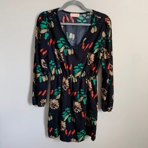 Floral Long-Sleeved Boutique Dress